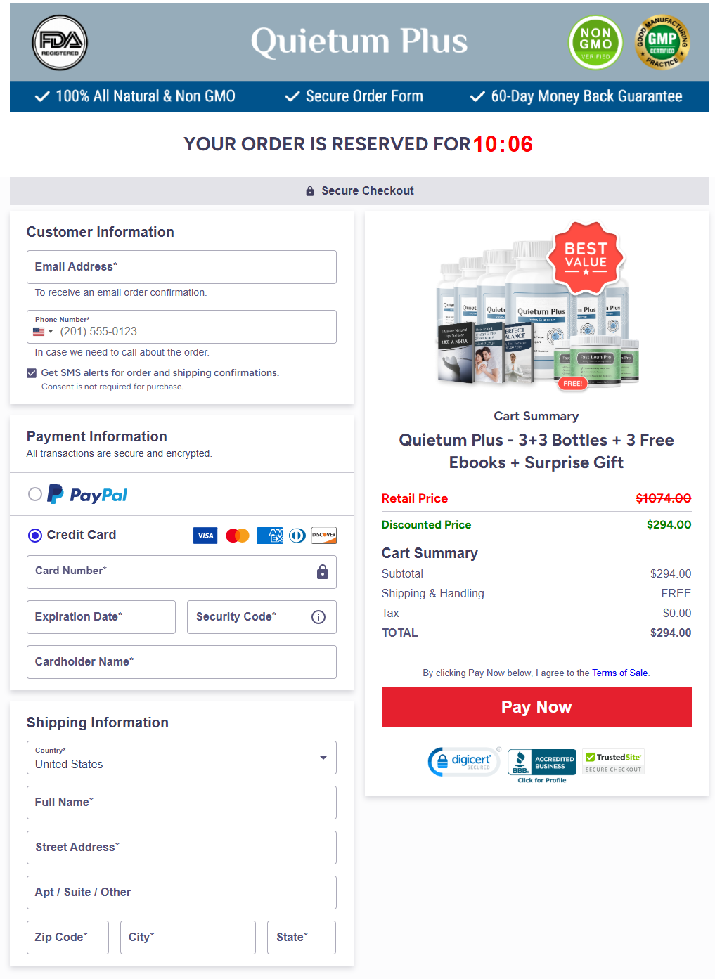 Quietum Plus Discount Offer Price - quietum plus tinnitus relief